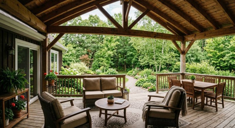 Wooden Veranda Construction in Stamford, CT