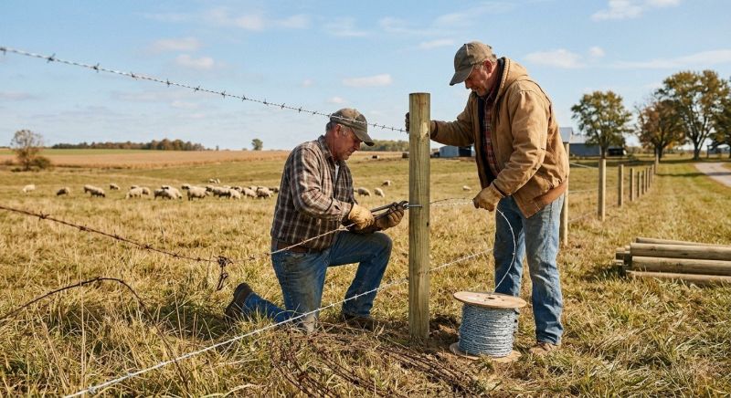 Barbed Wire Fence Installation Service